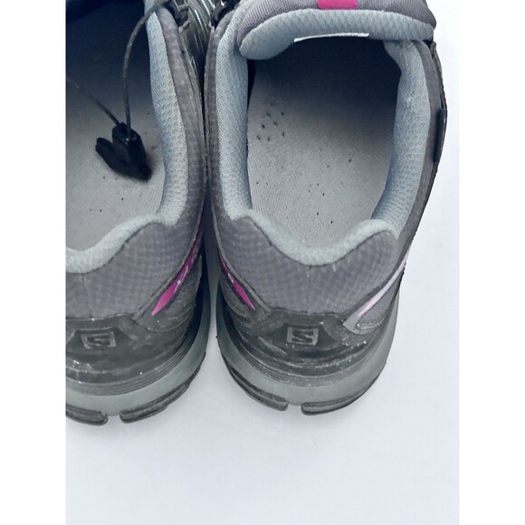 salomon xa comp running shoes Grey pink Size 7 - Picture 5 of 14